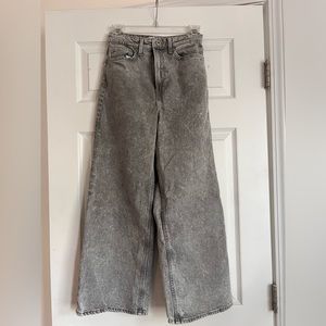 Cropped, Wide Leg H&M Jeans - Size 2